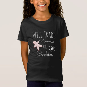 Weihnachten wird gegen Kekse Name       T-Shirt ta