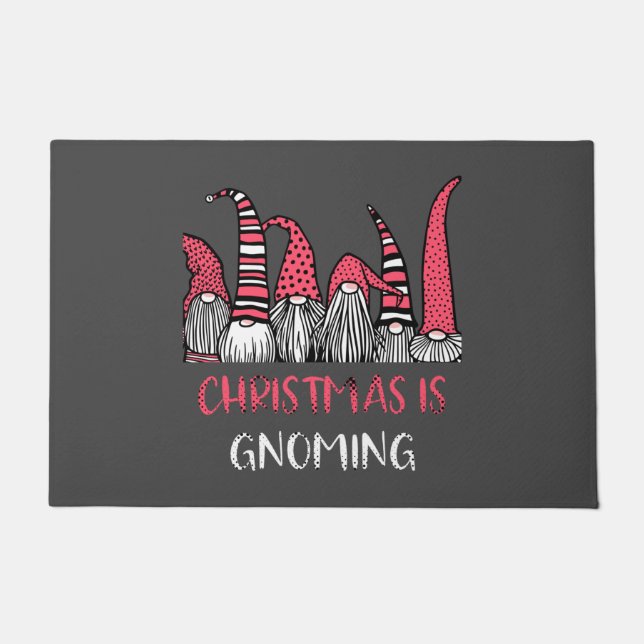 Weihnachten wird Gott Jul Gnome Tomte Xmas Sant. Fußmatte (Vorderseite)