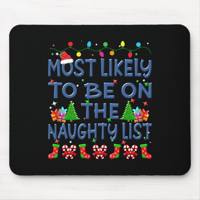 Weihnachten wird höchstwahrscheinlich auf der schm mousepad (Vorne)