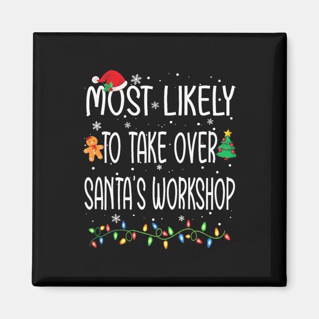 Weihnachten wird höchstwahrscheinlich die Arbeit d Magnet (Vorne)