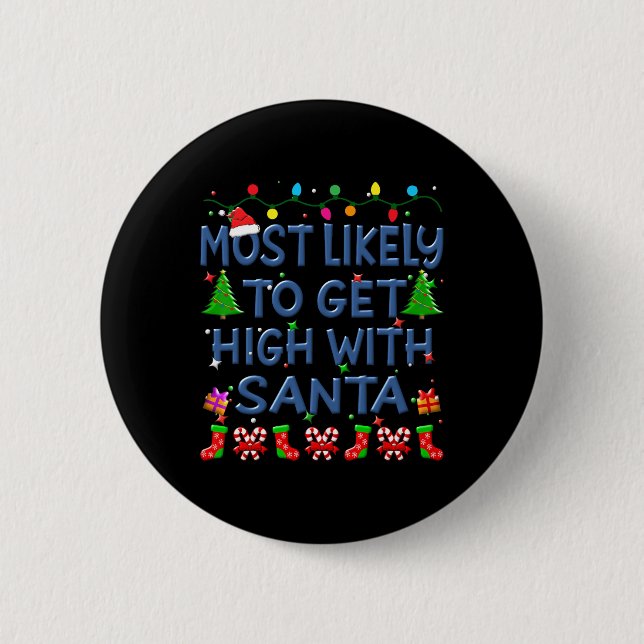 Weihnachten wird mit größter Wahrscheinlichkeit mi Button (Vorderseite)
