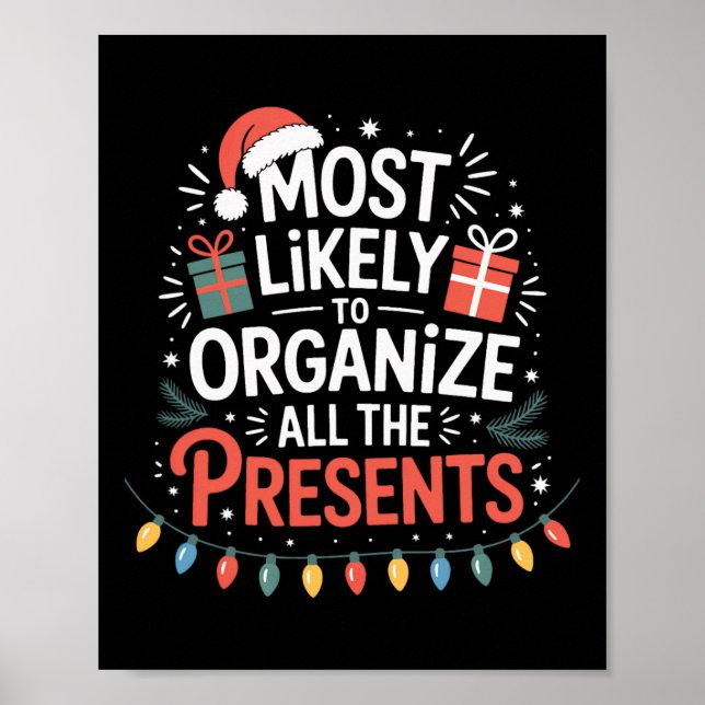 Weihnachten wird wahrscheinlich alle Geschenke org Poster (Vorne)