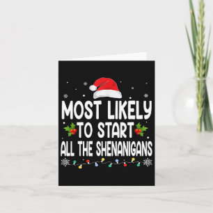 Weihnachten wird wahrscheinlich alle Shenanigans F Karte