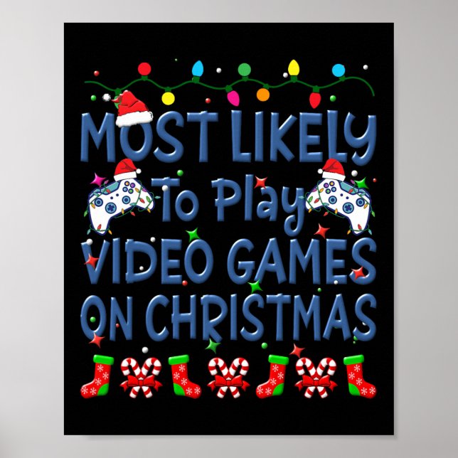 Weihnachten wird wahrscheinlich Videospiele auf Ch Poster (Vorne)