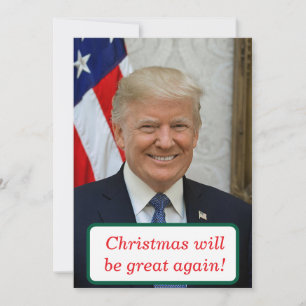Weihnachten wird wieder groß sein Trump