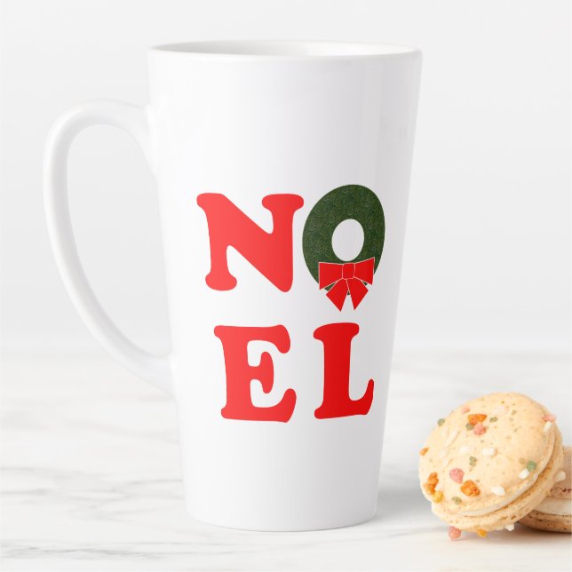 WEIHNACHTEN Wreath Latte Tasse (Beispiel)