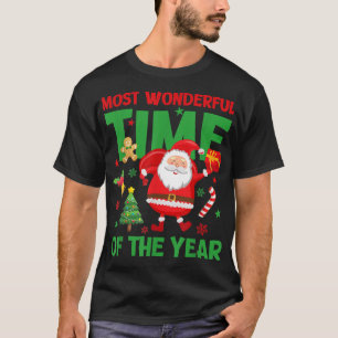 Weihnachten Wunderbarste Zeit Weihnachtsmann Weihn T-Shirt