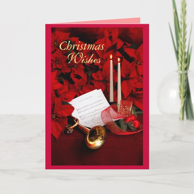 Weihnachten, Wünsche Feiertagskarte (Vorderseite)