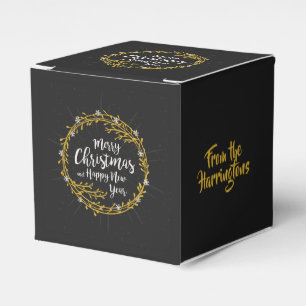 Weihnachten wünscht individuelle Name Gunst Geschenkschachtel