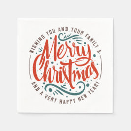 Weihnachten wünscht Napkins Serviette