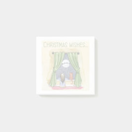 Weihnachten wünscht Niedliches Kind & Kitchen Weih Post-it Klebezettel