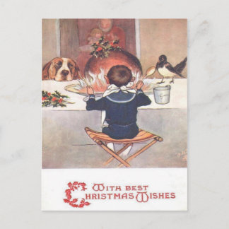 Weihnachten wünscht Vintag 1906 Weihnachtskarte