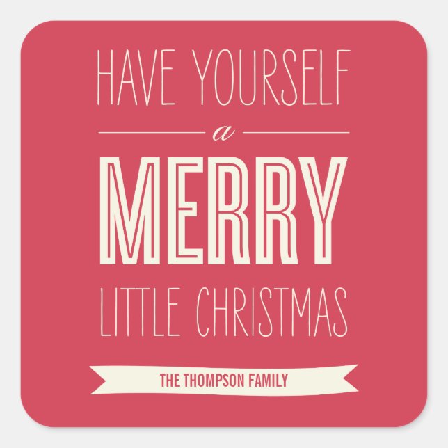 Weihnachten wünscht Weihnachtsgeschenke Stickers (Vorderseite)