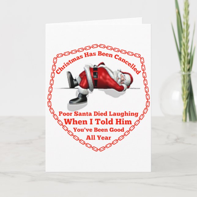 Weihnachten wurde abgesagt (Vorderseite)