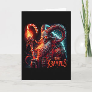 Weihnachten Xmas Horror Krampus Dunkel Fröhlich Kr Karte