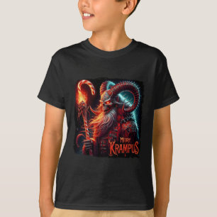 Weihnachten Xmas Horror Krampus Dunkel Fröhlich Kr T-Shirt