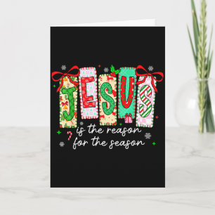 Weihnachten Xmas Jesus ist der Grund für die Saiso Karte