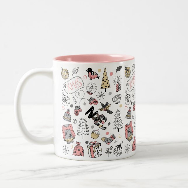 Weihnachten Xmas Novelty Kaffee Tasse (Links)