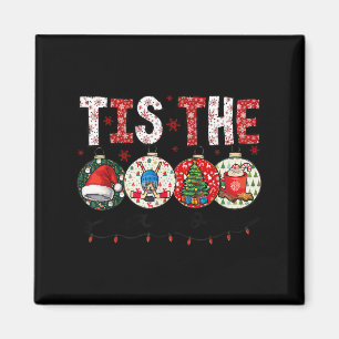 Weihnachten Xmas Stimmung Hockey Fan Hockey Spiele Magnet