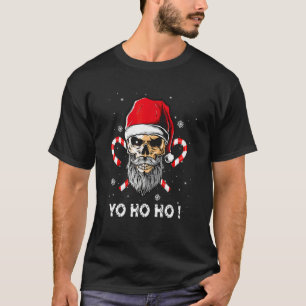 Weihnachten Yo ho ho Pirat Santa Pyjama Familie Xm T-Shirt