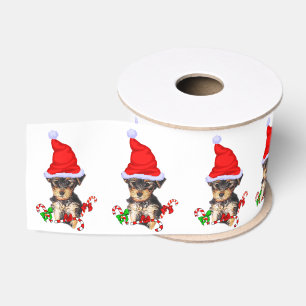 Weihnachten Yorkshires Terrier Ripsband