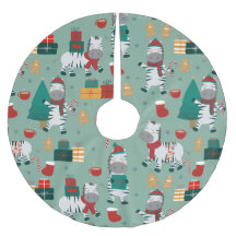 Weihnachten zebra santa Winterurlaub hässliche Wei