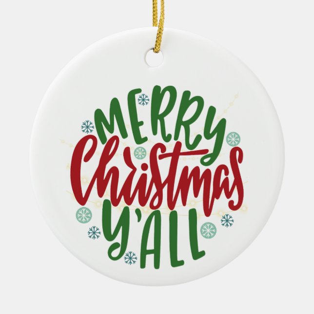 Weihnachten, Ziergegenstände 04 Keramik Ornament (Vorne)