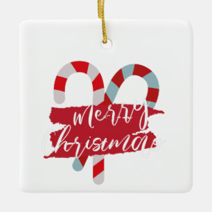 Weihnachten, Ziergegenstände mit Bonbons 06 Keramikornament