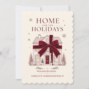 Weihnachten zu Hause Realtor-Kunden-Weihnachtsgruß