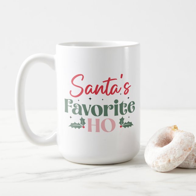 Weihnachten zum Feiern Kaffeetasse (Mit Donut)