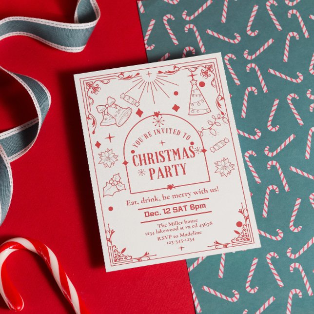 Weihnachten zum Tarot Einladung (Von Creator hochgeladen)