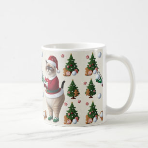 Weihnachten zum Thema Golf für Cat Lover Golfer Kaffeetasse