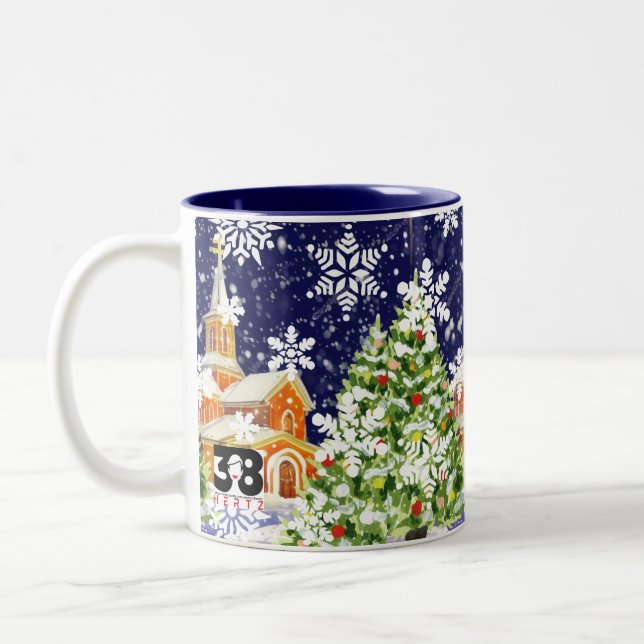 Weihnachten Zweifarbige Tasse (Links)