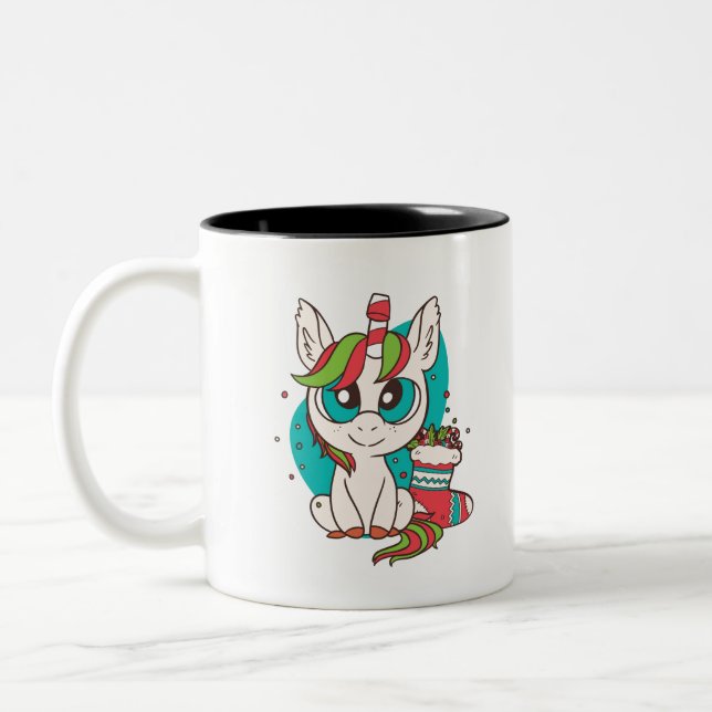 Weihnachten Zweifarbige Tasse (Links)