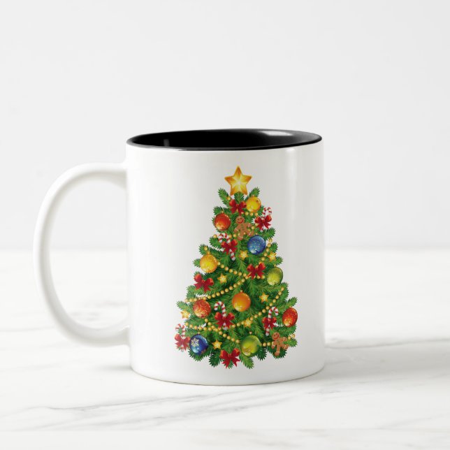 Weihnachten Zweifarbige Tasse (Links)