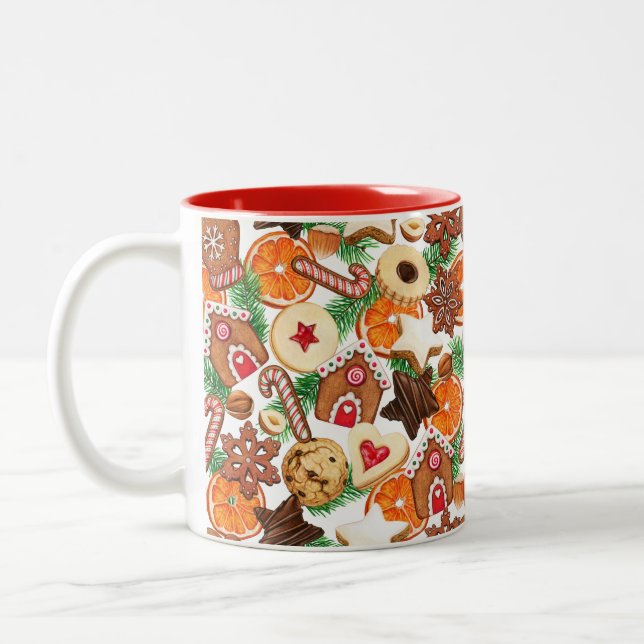 Weihnachten Zweifarbige Tasse (Links)