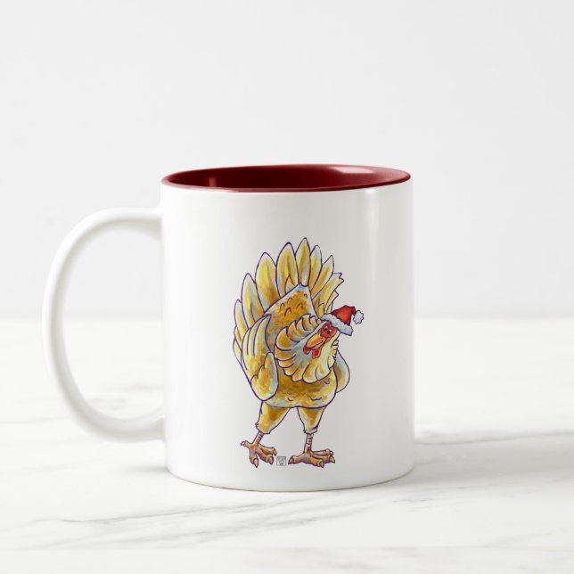 Weihnachten Zweifarbige Tasse (Links)