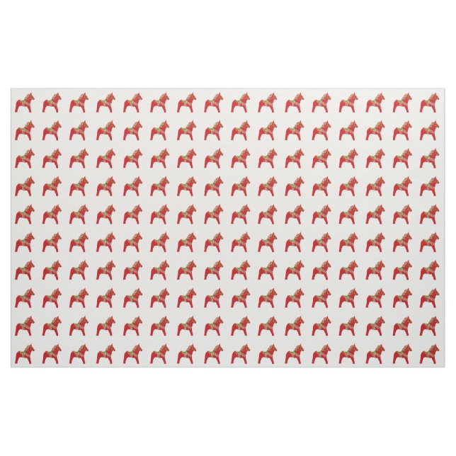 WeihnachtenDala Pferdegewebe Stoff (Fat Quarter (45,7 x 55,9 cm))