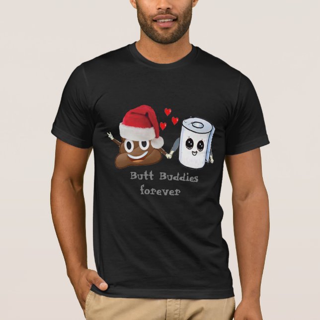 Weihnachtenemoji T-Shirt (Vorderseite)
