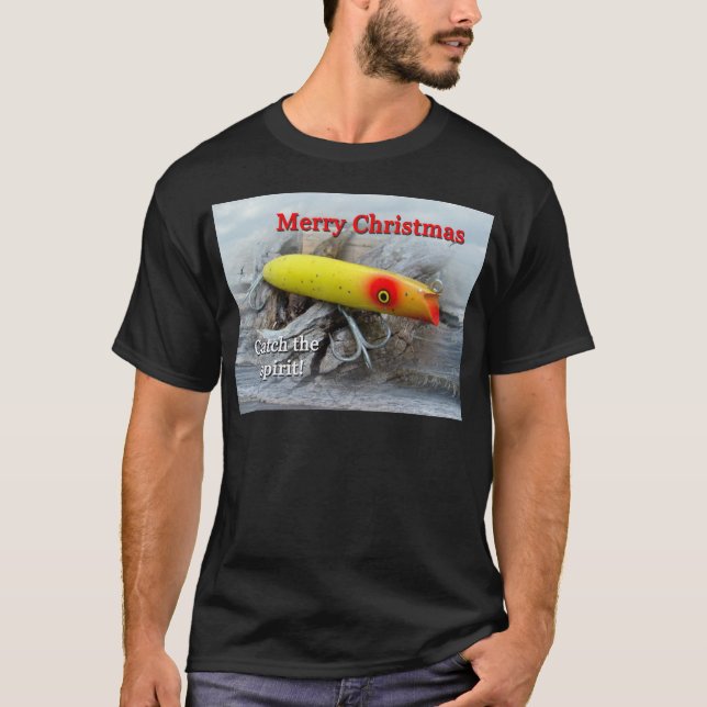WeihnachtenGibbs Darter-Vintager Salzwasser-Köder T-Shirt (Vorderseite)