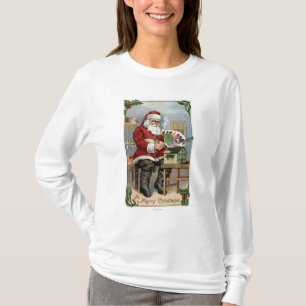 WeihnachtenGreetingSanta Malerei T-Shirt