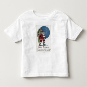 WeihnachtenGreetingSanta tragende Geschenke Kleinkind T-shirt