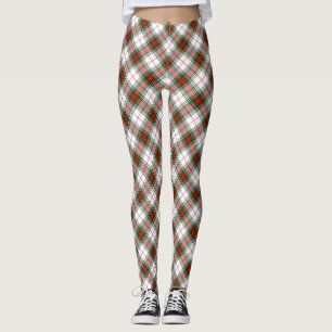 Weihnachtenkariertes ~ klassisches Rot, Grün und Leggings