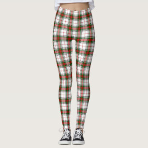 Weihnachtenkariertes ~ klassisches Rot, Grün und Leggings