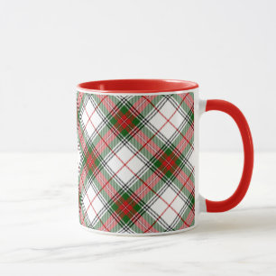 Weihnachtenkariertes ~ personalisiert tasse
