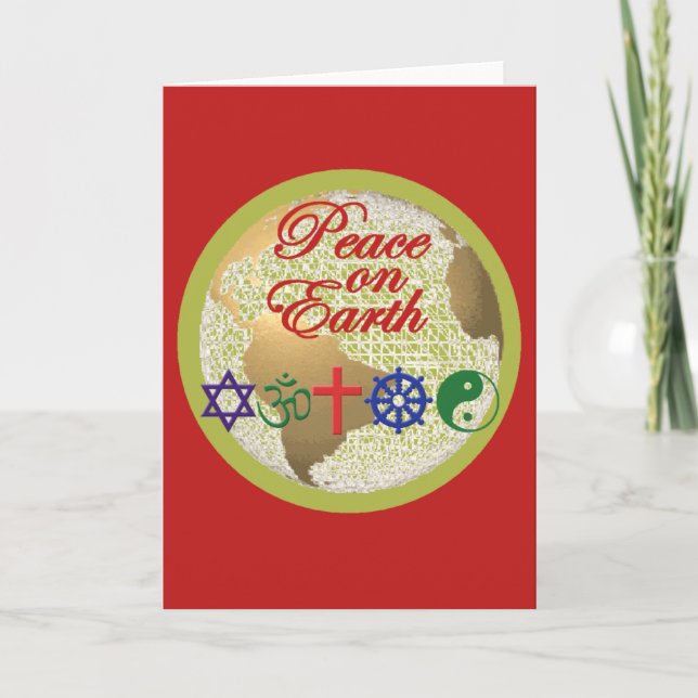 WEIHNACHTENkarte Feiertagskarte (Vorderseite)