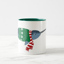 WeihnachtenNarwhal Tasse