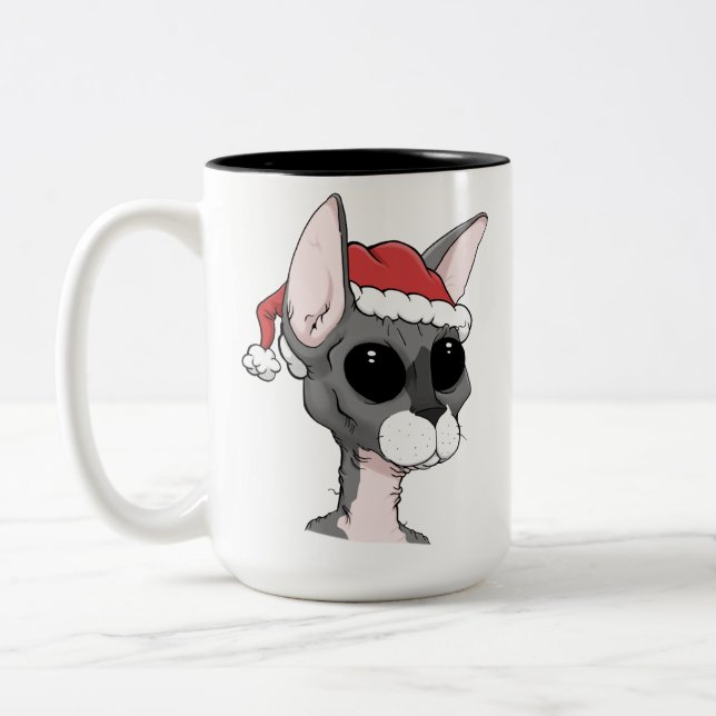WeihnachtenSphynx Tasse (Links)