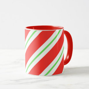 WeihnachtenTasse-süßigkeit Stock Striped Tasse