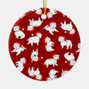 WeihnachtenWesties Verzierung Keramikornament